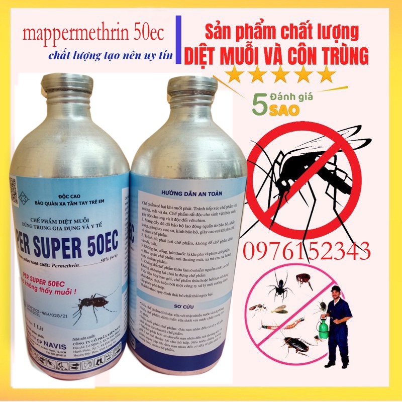 thuốc muỗi per super 50EC chai 1 lít
