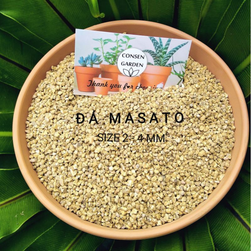 Đá Masato Trồng Sen Đá, Đá Sạch Bụi Túi 1 Kg Size 2-4mm/ 3-6mm