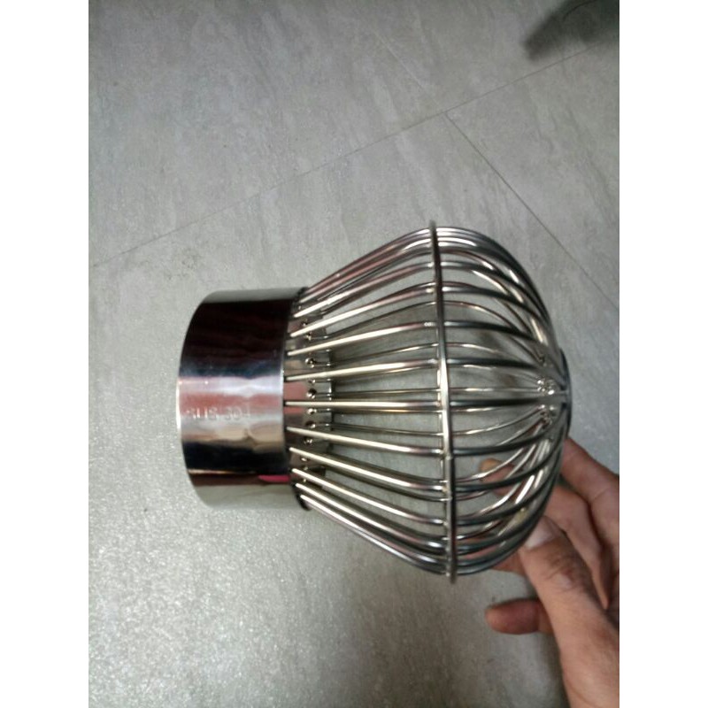 cầu chắn rác hành lang sân thượng inox 304 dùng cho ống phi 110