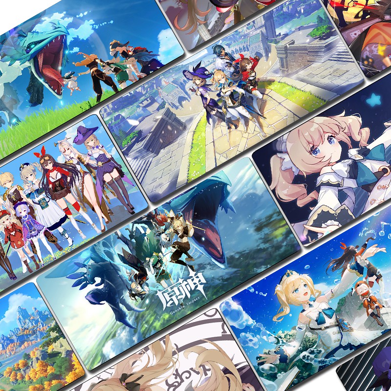 Tấm Lót Chuột Và Bàn Phím Cỡ Lớn Siêu Dày In Hình Anime 75 Kiểu Tùy Chọn Tiện Dụng Cho Văn Phòng