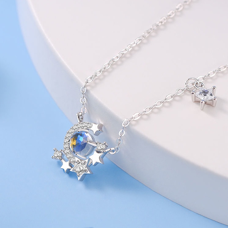 Vòng cổ Hình Mặt Trăng Và Ngôi Sao Thời Trang Cho Nữ