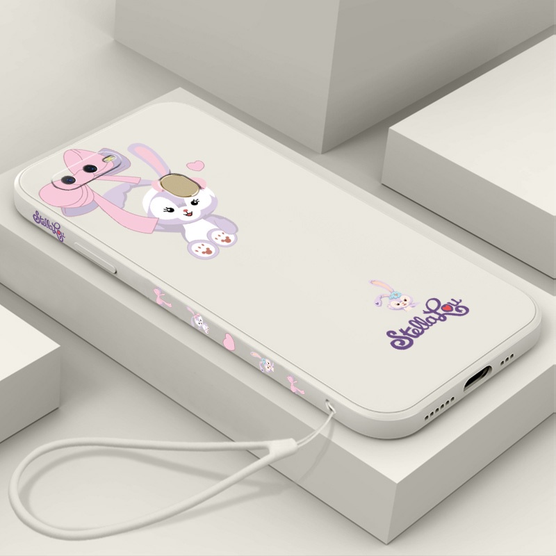 Ốp Điện Thoại TPU Mềm Họa Tiết Hoạt Hình Có Dây Đeo Cho oppo a5s a3s a12 a7 a12e a31 f9