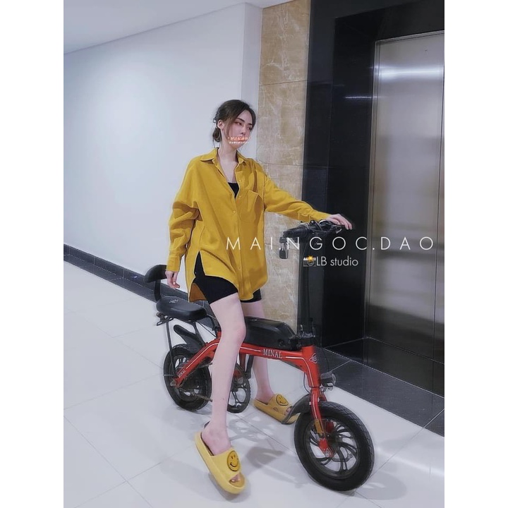 Set bộ nữ đi chơi 3 món, set áo 2 dây  quần legging lửng kèm áo sơ mi vàng khoác ngoài,  bộ đi biển trẻ trung, xinh xắn