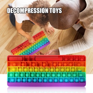Silicone Đồ Chơi Bàn Phím Bấm Bong Bóng Bằng Silicon Giải Tỏa Căng Thẳng Cho Người Lớn Và Trẻ Em