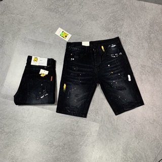Quần jean short nam phun sơn ảnh thật shop tự chụp