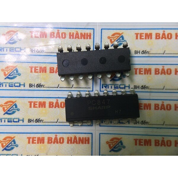 [Combo 5 chiếc] PC847, PC817-4 Opto SOP-16