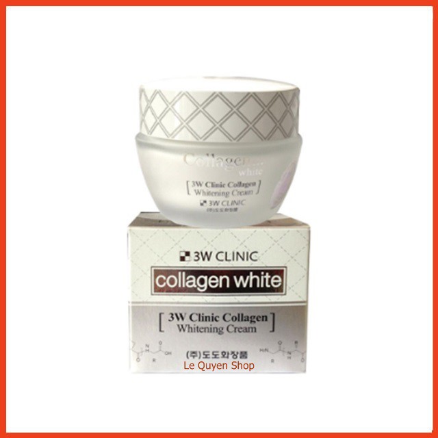 [HÀNG LOẠI 1] Kem dưỡng trắng da chống lão hóa Hàn Quốc cao cấp 3W Clinic Collagen Regeneration Cream (60ml)