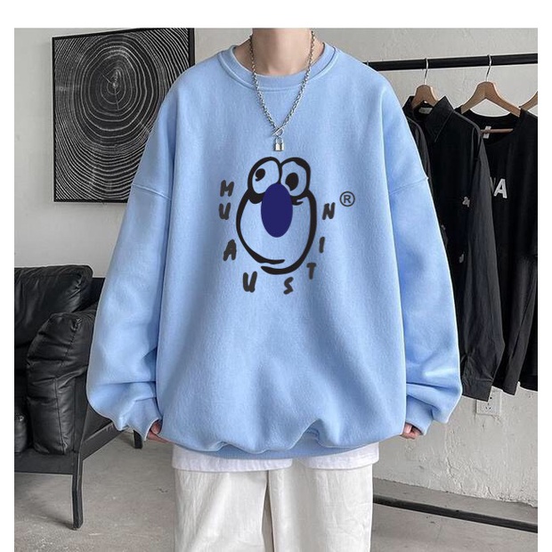 [ Mã 12FASHIONSALE1 giảm 10K đơn 50K ] Áo sweater nỉ cổ tròn dài tay nam nữ họa tiết APSR Muaustin | BigBuy360 - bigbuy360.vn