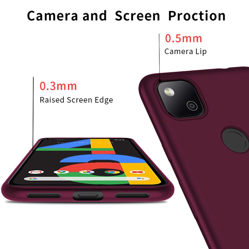 Ốp Điện Thoại TPU Mềm Siêu Mỏng Cho Google Pixel 4A 4G 5G / Pixel 5 / pixel 6 pro