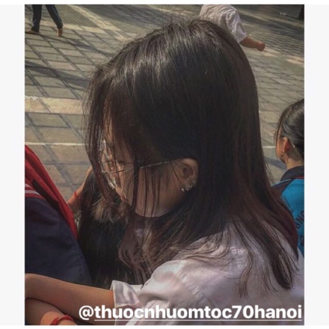 Thuốc nhuộm nâu tự nhiên kèm trợ dưỡng oxy