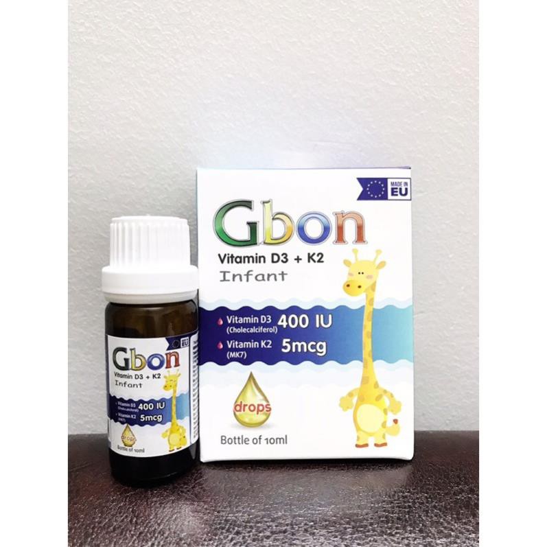 Vitamin D3 + K2 GBON Nhập Khẩu Chính Hãng Từ Châu Âu