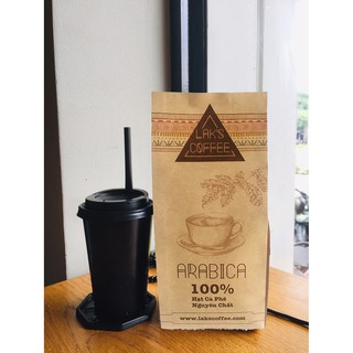 FREESHIP ĐƠN 99K_Combo 1kg cafe arabica rang xay nguyên chất + 01 phin nhôm Lak's Coffee