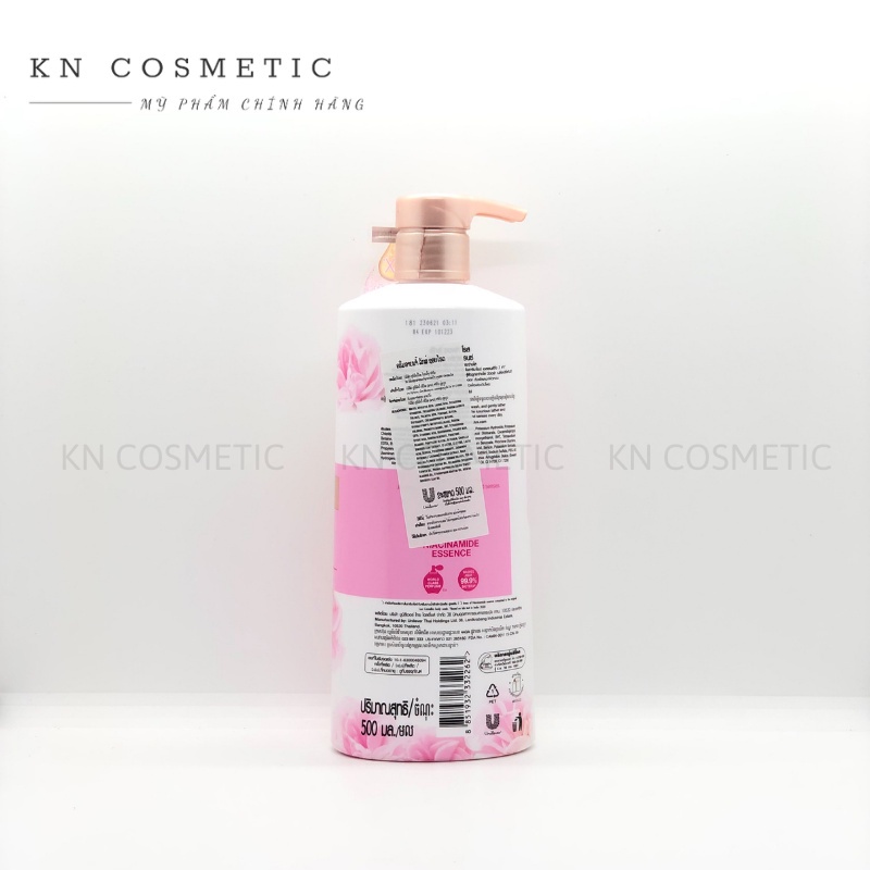 Sữa Tắm Lux Thái Lan Soft Rose Delicate Fragrance Sữa Tắm Sáng Da Hương Hoa Hồng Pháp Chai 500ml