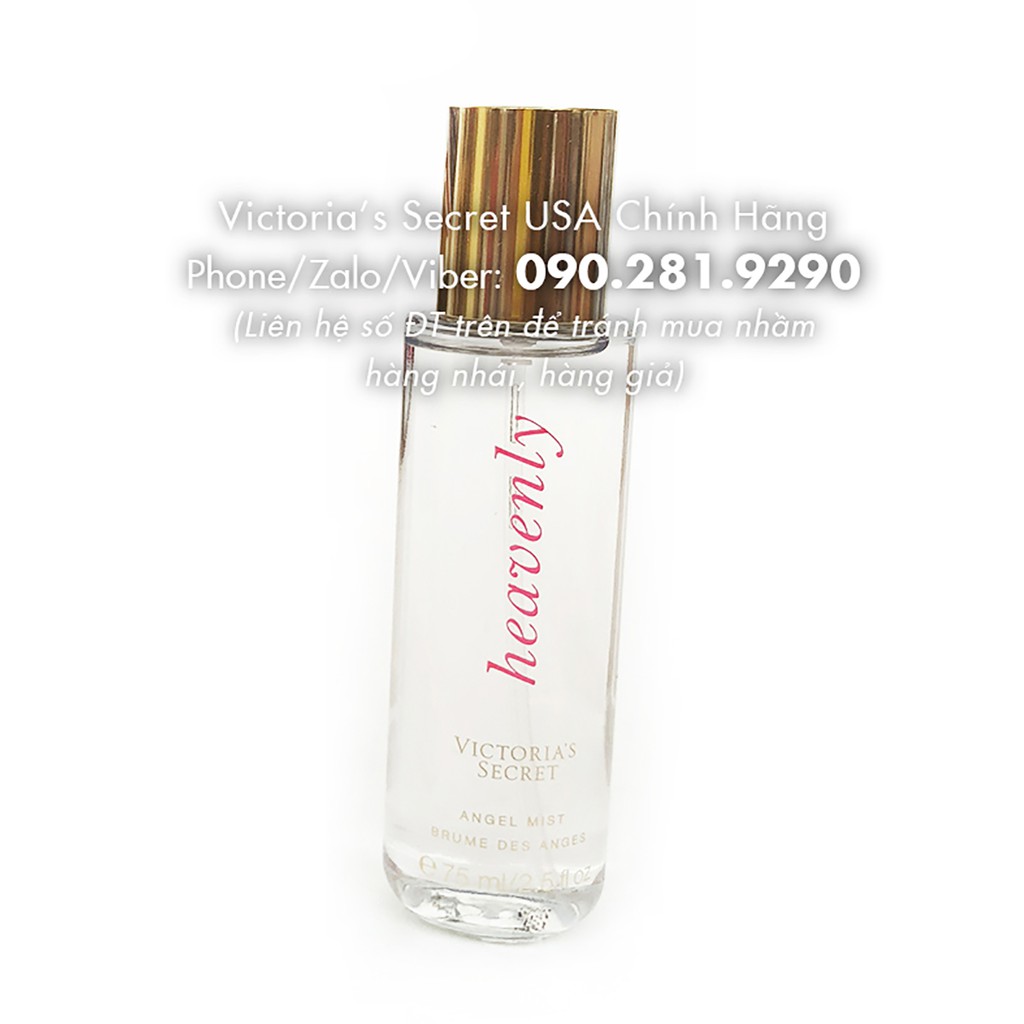 Nước hoa toàn thân Heavenly 250ml hương Xạ hương trắng, Hương Va ni, Gỗ đàn hương, Hoa mẫu đơn - hàng nhập USA