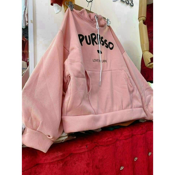 Áo hoodies nỉ ngoại form to hình thời trang genz cho các bạn trẻ KME FASHION