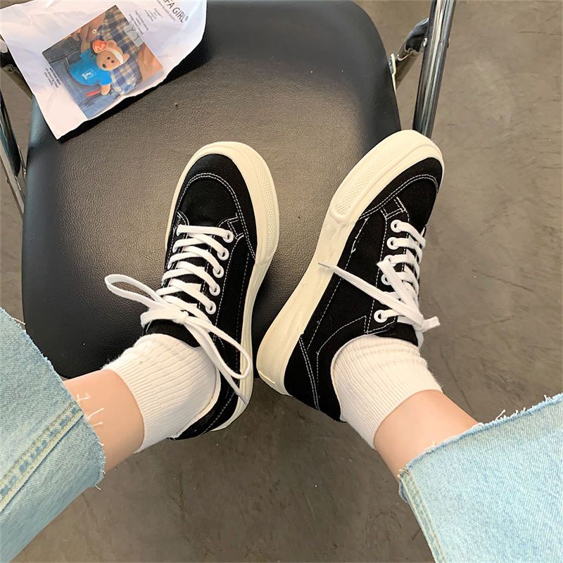 Giày Canvas Cổ Thấp Thiết Kế Mới Thời Trang Mùa Hè Dành Cho Nữ