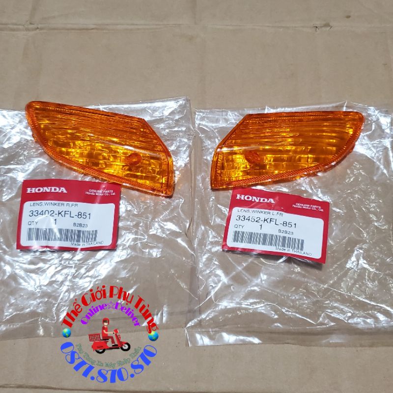 [Ảnh thật][Chính hãng] CẶP NẮP (CHỤP) XI NHAN TRƯỚC WAVE THÁI 110 ZIN MỚI