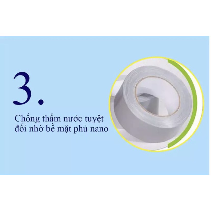 [FREESHIP] Keo Dán Chống Thấm Siêu Dính Nhật Bản Dài 5m x 5cm