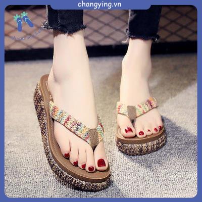 Dép Nữ Đế Xuồng Chống Trượt Thời Trang