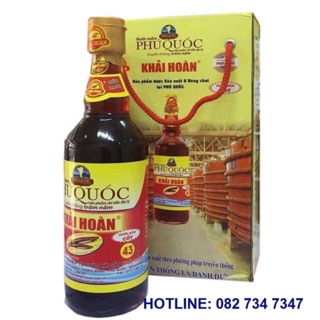 NƯỚC MẮM CỐT KHẢI HOÀN 43 ĐỘ ĐẠM- 6 CHAI