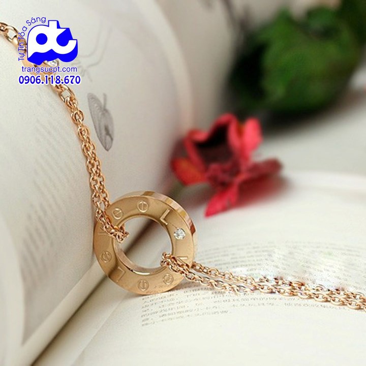 Lắc chân nữ titan cao cấp sang trọng phong cách hàn quốc cao cấp không đen - BB_LC_46