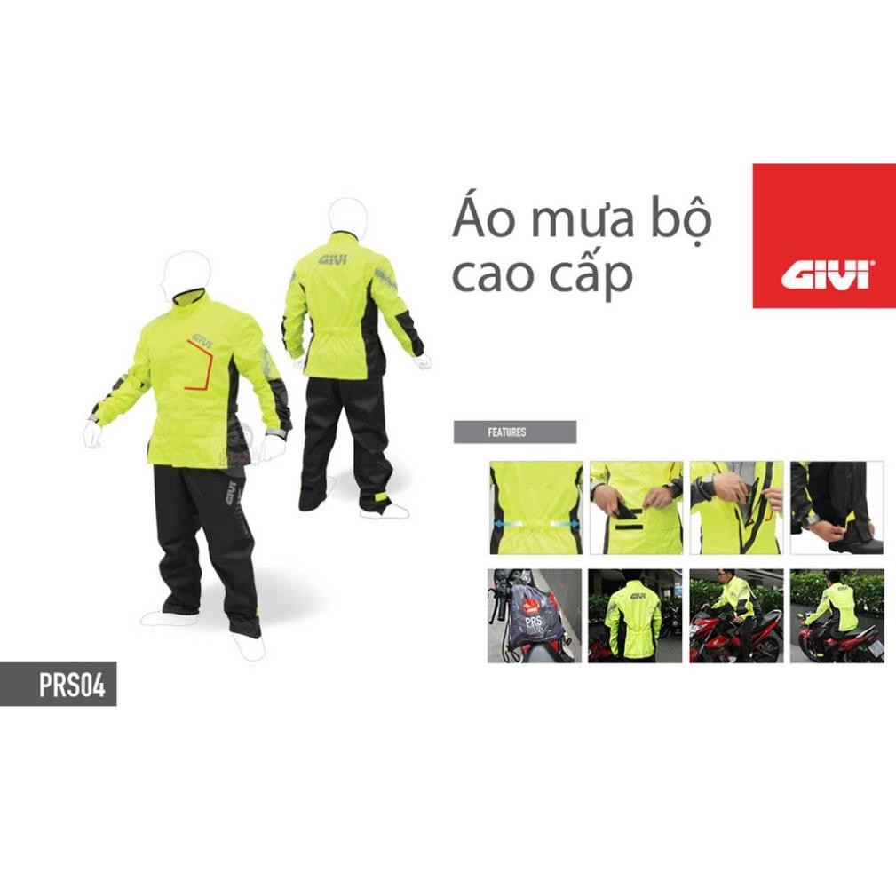 [CHÍNH HÃNG] Áo Mưa Bộ Givi PRS04 Cao Cấp