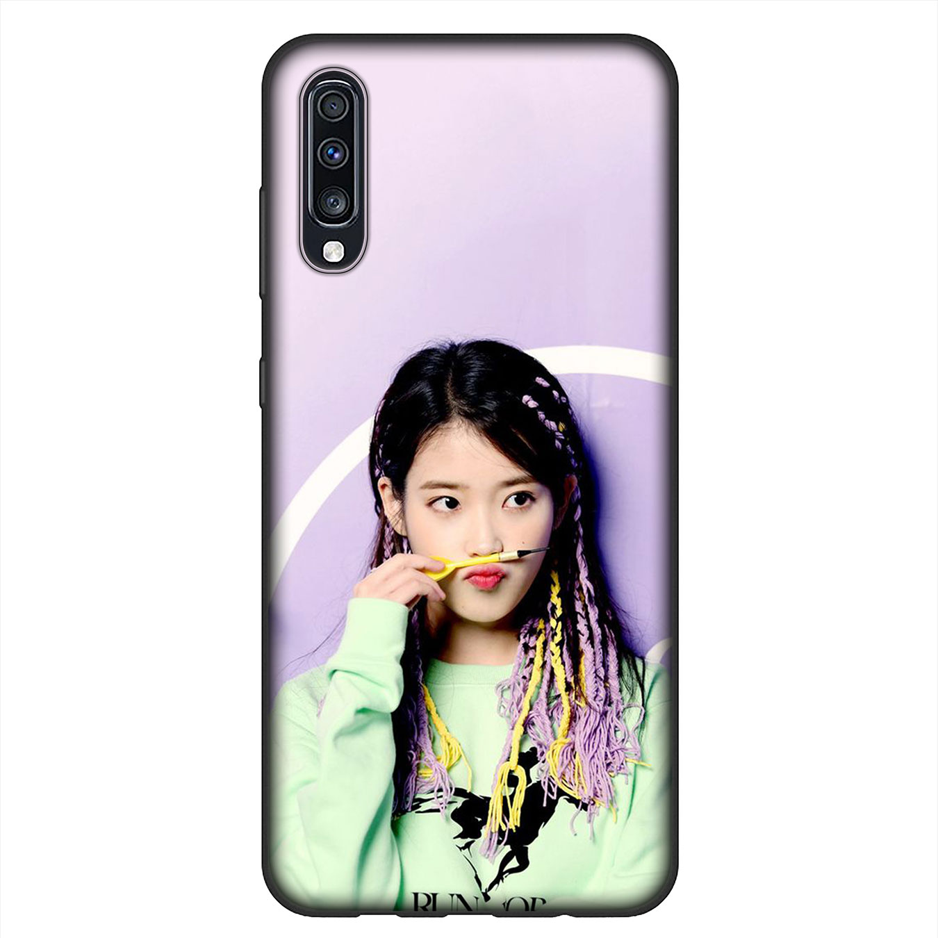 Ốp Điện Thoại Silicon Mềm Hình Iu Lee Ji-Eun Cho Samsung Galaxy A9 A8 A7 A6 Plus J8 2018 + A21S A70 M20 A6 + A8 + 6plus