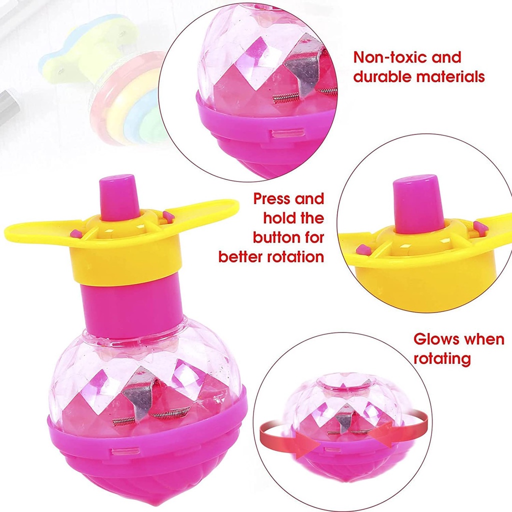 Con Quay Spinner Có ĐèN LED Cho Bé