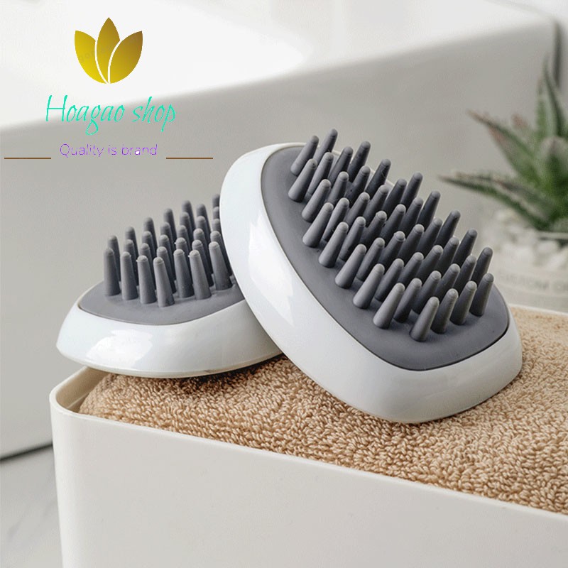 Lược, bàn chải Gội Đầu Massage Silicon, sạch gàu