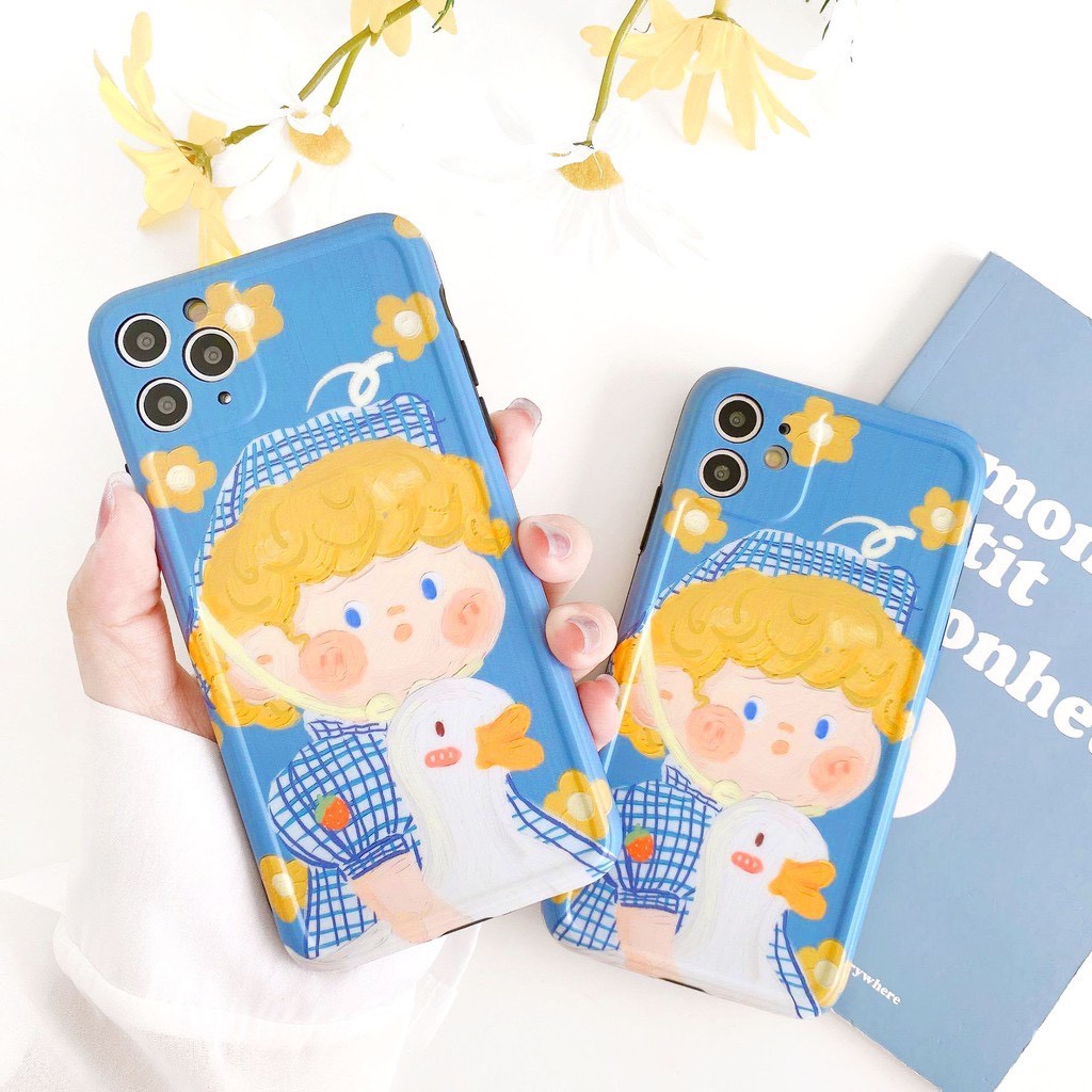 Ốp lưng iphone Ducky Baby IMD dày dặn viền nổi 6/6plus/6s/6splus/7/7plus/8/8plus/x/xr/xs/11/12/13/pro/max/plus/promax | BigBuy360 - bigbuy360.vn