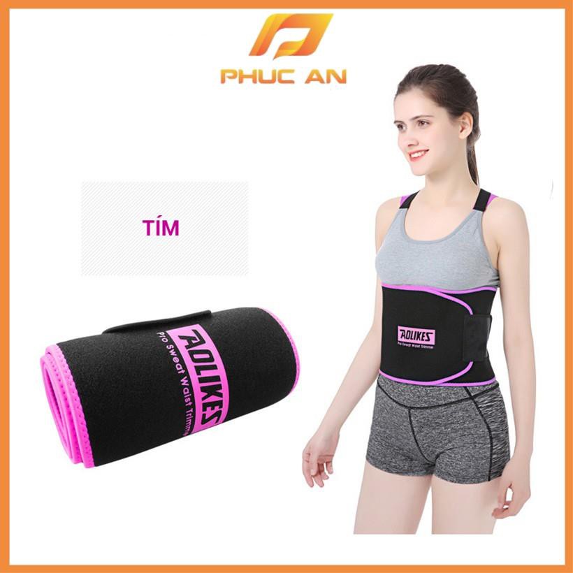 Đai cuốn nóng giảm mỡ bụng, tập gym, yoga Aolikes AL7980  ( giao màu ngẫu nhiên )