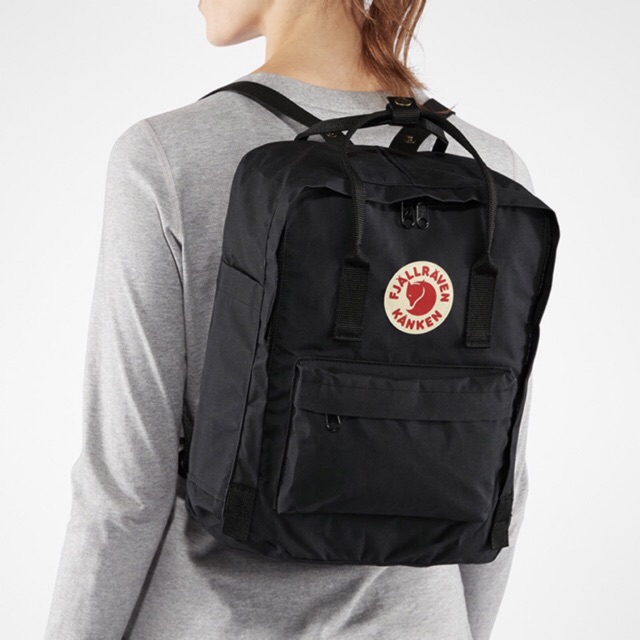 Balo Chống Nước đi học thời trang Kanke, cặp sách học sinh mang đi học , đi chơi, đựng vừa Laptop  (  Màu Full Đen)