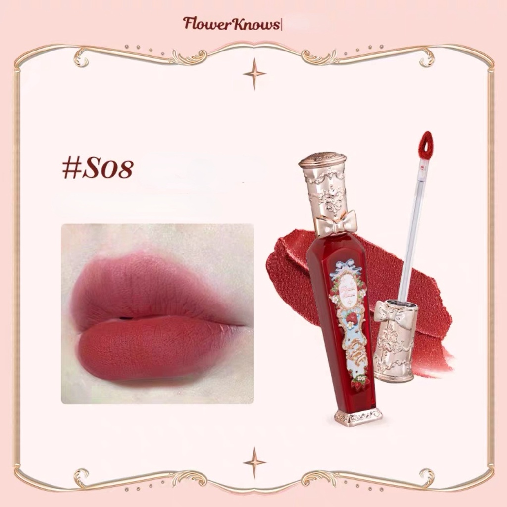 Flower Knows Son Kem Dâu Tây Rococo Màu Trà Sữa Nude Cho Nữ