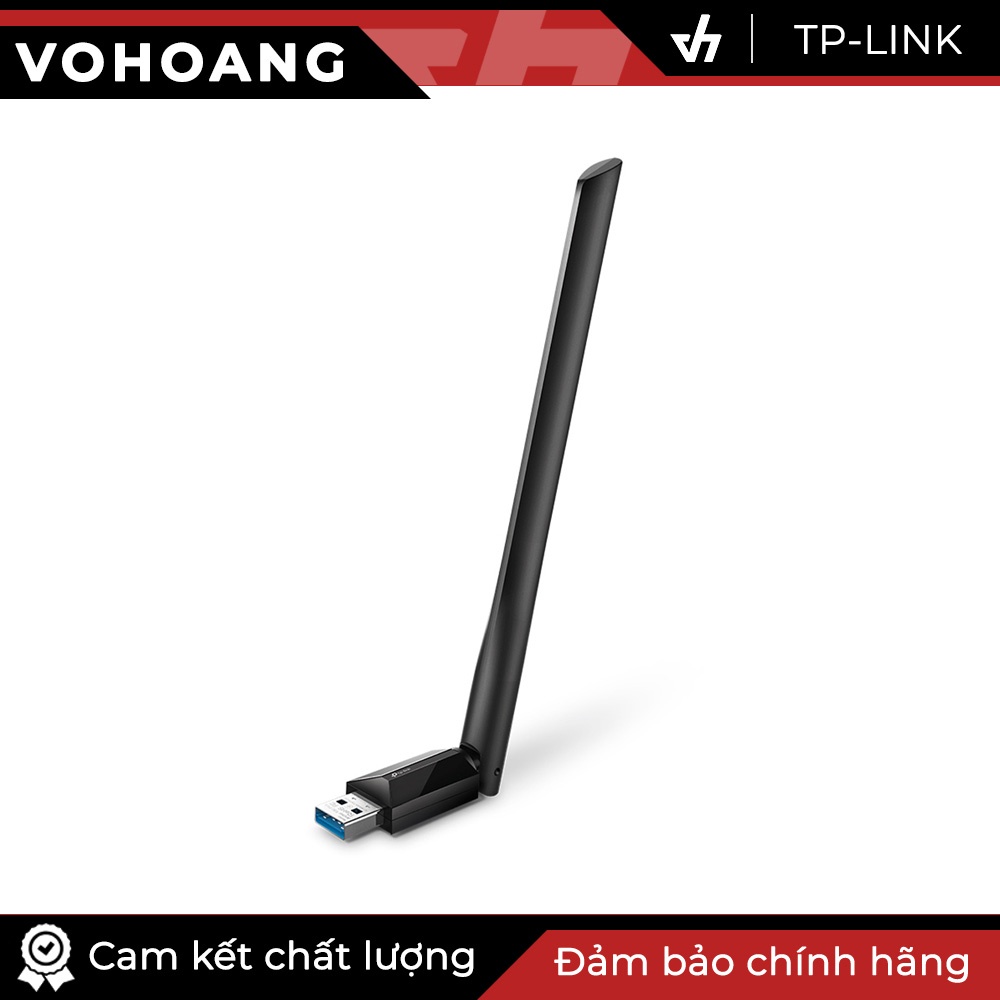 USB thu wifi 2 băng tần tốc độ cực cao TP-Link Archer T3U-Plus chuẩn AC1300 256-QAM