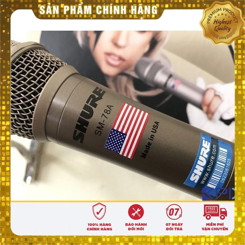 MICRO KARAOKE Shure SM 78A cao cấp