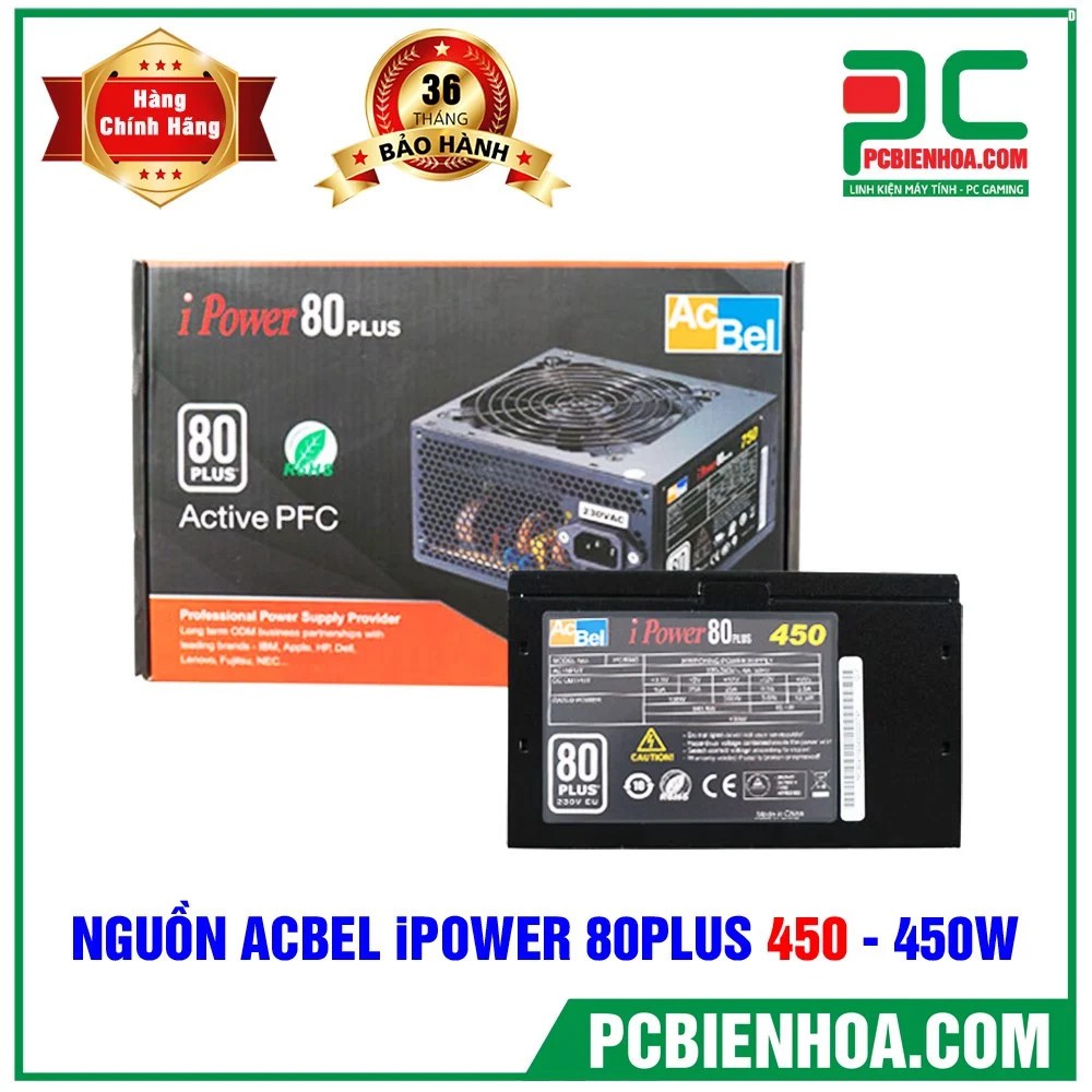 NGUỒN ACBEL IPOWER 80PLUS 450 450W