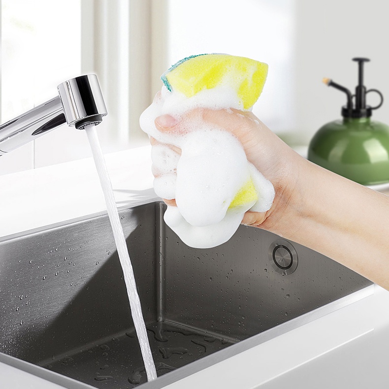 Miếng Bọt Biển Rửa Chén Hai Mặt Mật Độ Cao Đa Năng Tiện Dụng Cho Nhà Bếp