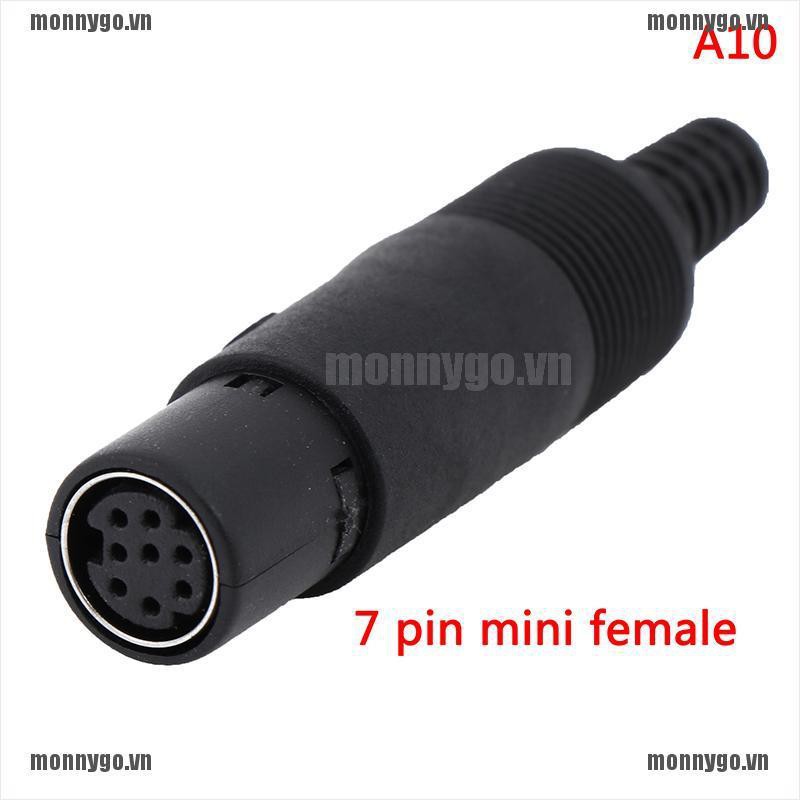 Đầu Nối Giắc Cắm DIN Mini 3 / 4 / 5 / 6 / 7 / 8 PIN Chuyên Dụng