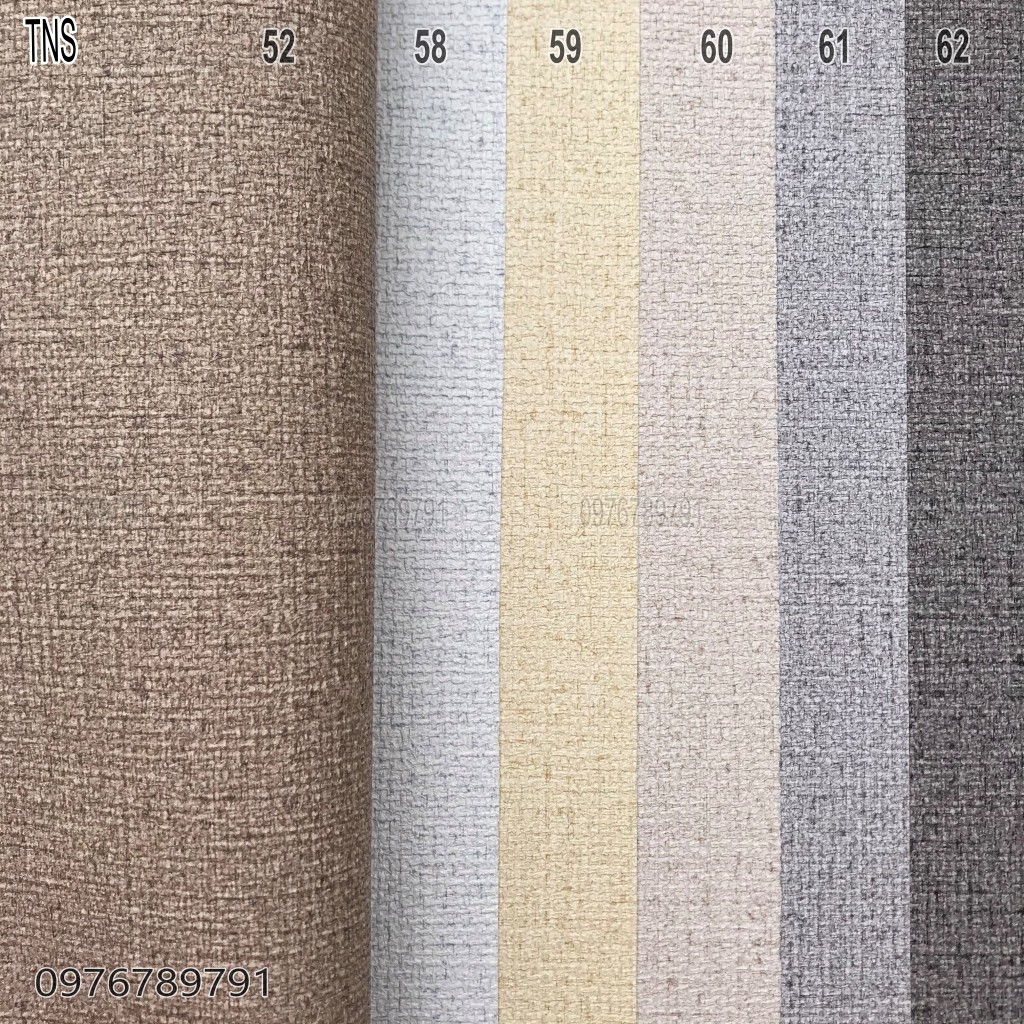 Giấy Dán Tường Trơn Nhám Phòng Ngủ Giả Vải Dày Lụa Keo Sữa Dán Ngoài Khổ 53cm Nhiều Màu Lựa Chọn ODINX