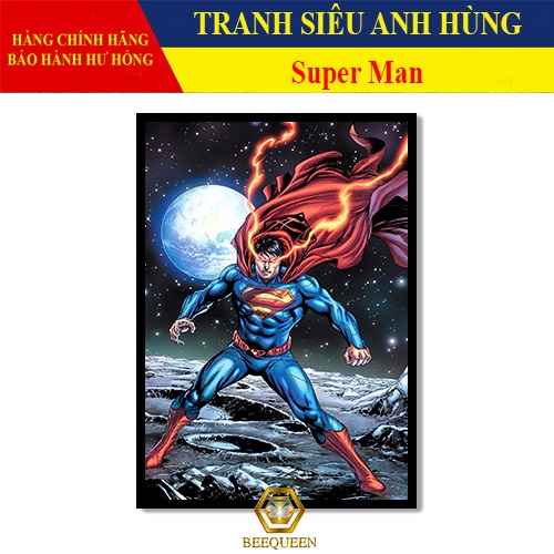 [MS1-25] Tranh Siêu Anh Hùng Super Man