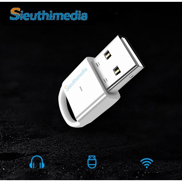 USB Bluetooth 4.0 Winet gắn máy tính kết nối với bàn phím, chuột, loa, tai nghe, bluetooth cho âm ly
