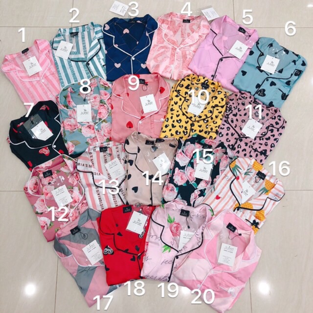 Đồ Bộ Pijama FREESHIP Đồ Ngủ Pizama Nữ Bộ Lụa Satin Dài Tay Chất Đẹp, Siêu Sang Chảnh