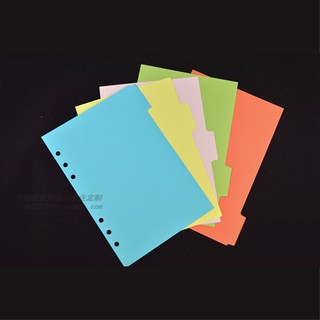 SET 5 TAB PHÂN TRANG CHO SỔ CÒNG A5 A6 B5 A4