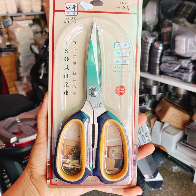 Kéo Inox Cán nhựa Nhập