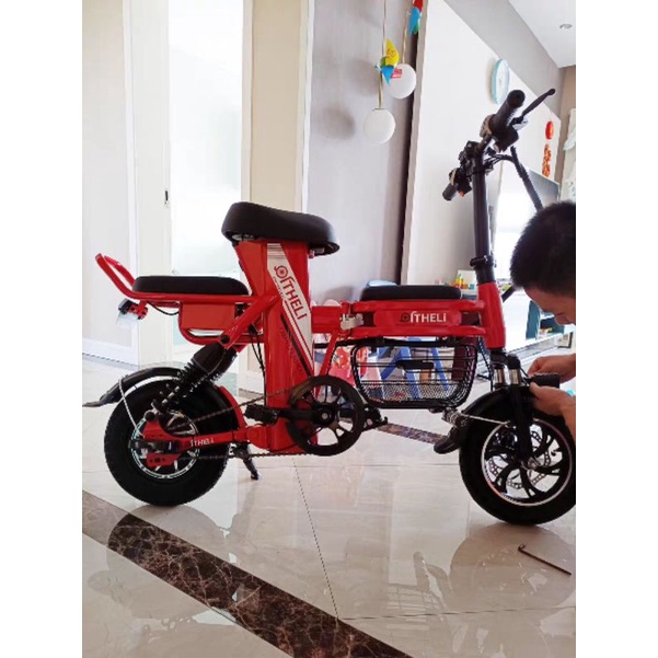 Xe điện Theli 2021, xe đạp điện gập gọn Adiman a2-Theli