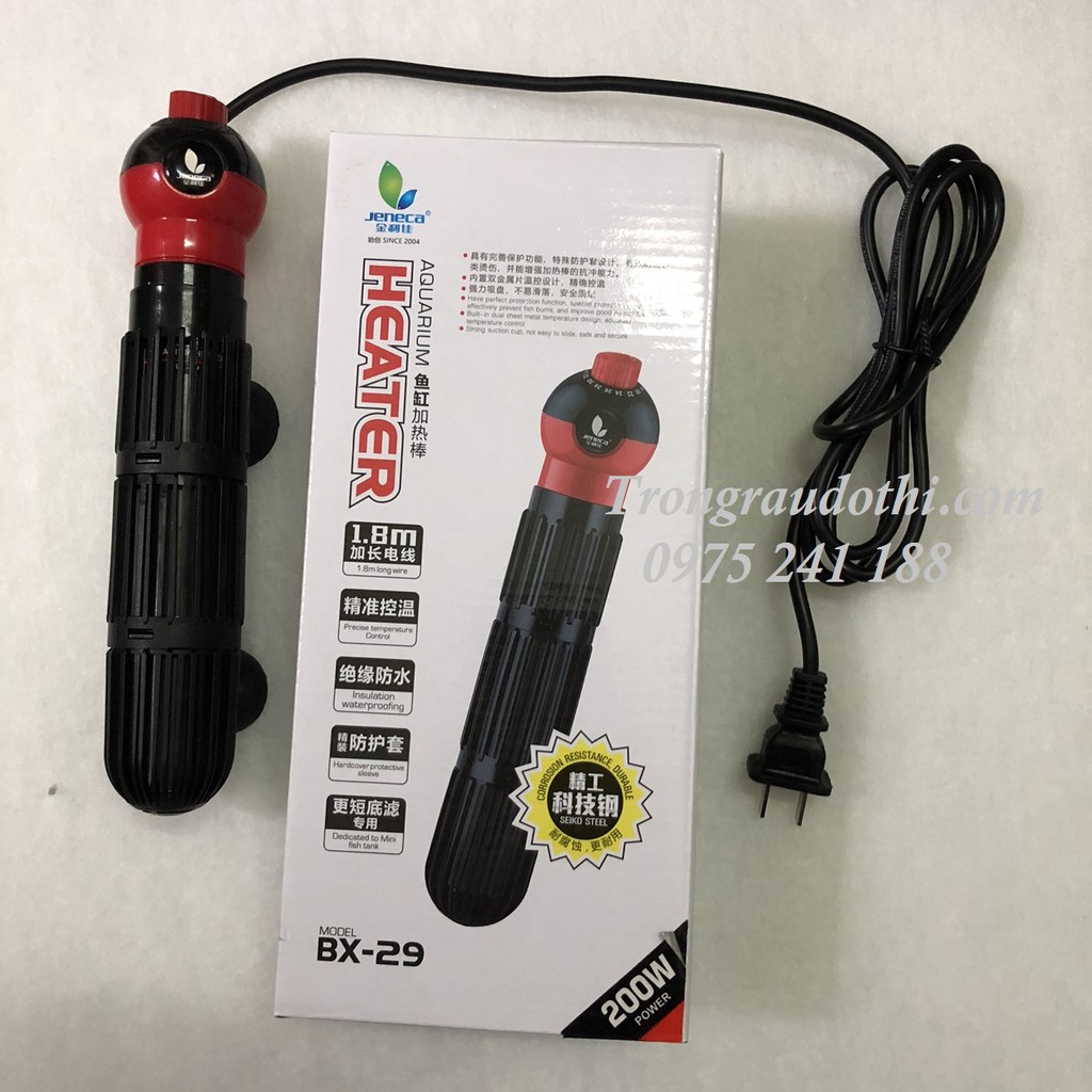 Sưởi bể cá lõi Titan Jeneca BX-29