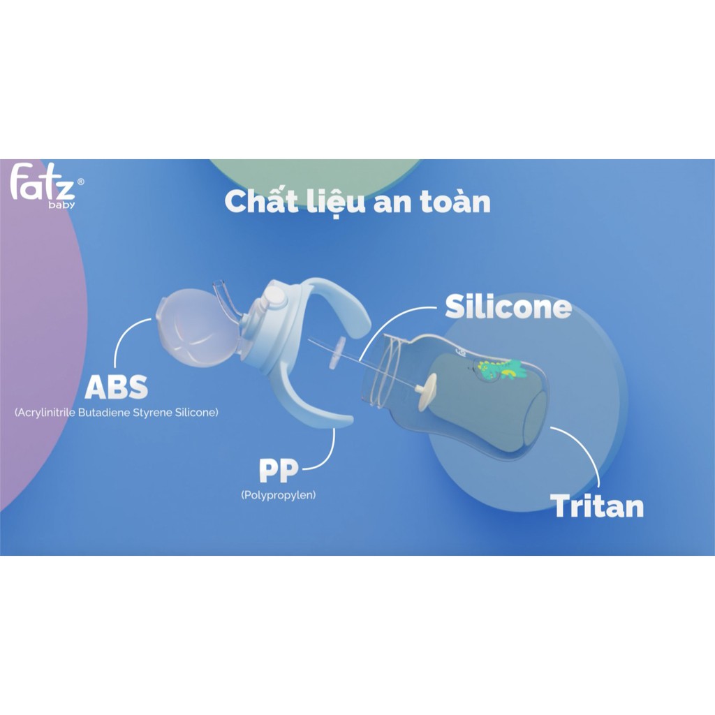 BÌNH NƯỚC TRITAN BẬT HÚT CHO BÉ CÓ PHAO 360 ĐỘ