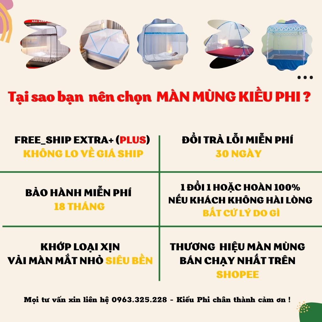 Màn chụp tự bung gấp gọn tiện dụng mẫu mới nhất 2022 ⚡Mùng chụp tự bung người lớn kiểu xếp Kiều Phi