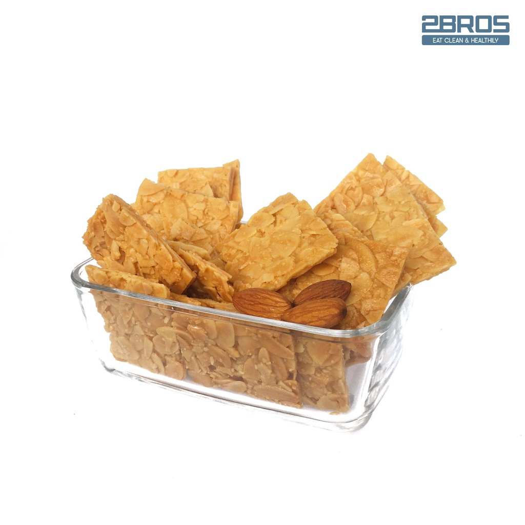 Bánh hạnh nhân cao cấp - Bánh ăn kiêng 2Bros không đường, dành cho giảm cân, tiểu đường. | BigBuy360 - bigbuy360.vn