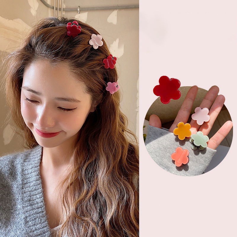 Kẹp Tóc Hình Bông Hoa Nhỏ Dễ Thương Dành Cho Nữ